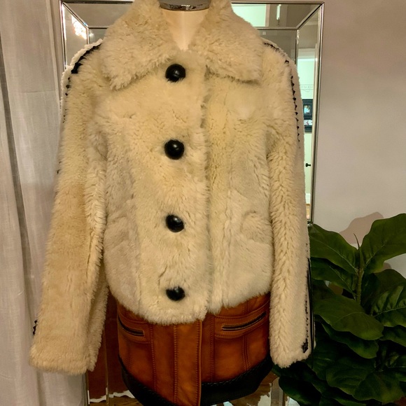 Coach Jackets & Blazers - Absolutely stunning Coach 1941 Runway Shearling and leather coat! 😍